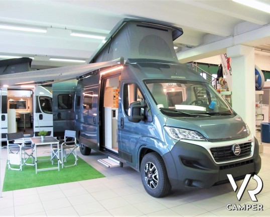 Hymer Van 600 FREE - camper furgonato nuovo modello 2020, con letto sul tetto sollevabile, su motore 160 cv - camper in vendita da ItaliaVR a Torino