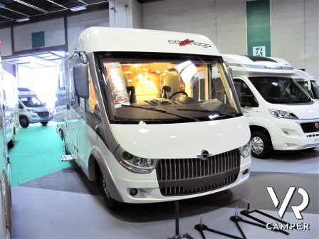 Carthago C-Line 5.3 - camper motorhome con garage. Nuovo modello Carthago motorhome 2020, con doppio pavimento e garage, su meccanica Ducato 140 CV