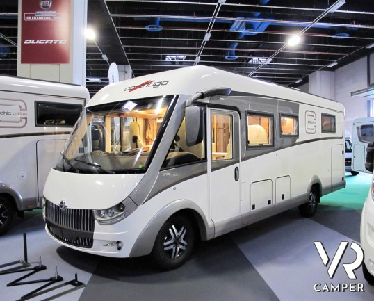 Carthago C-Line 5.3 - camper motorhome con garage. Nuovo modello Carthago motorhome 2020, con doppio pavimento e garage, su meccanica Ducato 140 CV