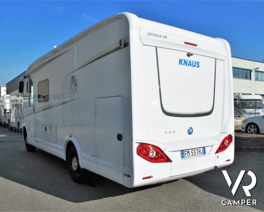 Knaus Van I 600: camper usato motorhome con 4 posti letto, dotato di veranda, navigatore, videocamera di retromarcia, antenna tv. In visione a Italia