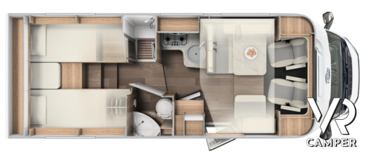 Carado T 447 - piantina