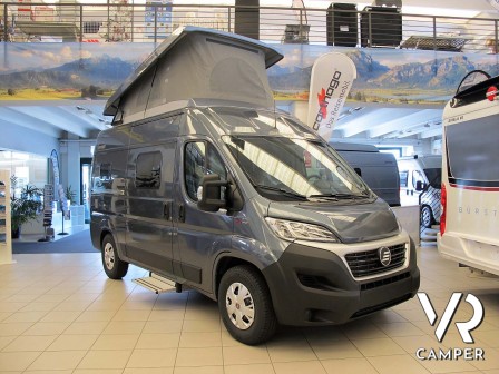 Hymer Free 540 - furgonato con letto matrimoniale e letto sul tetto