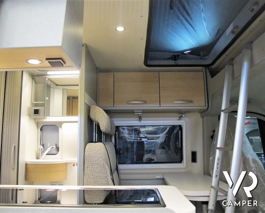 Hymer Free 540 - furgonato con letto matrimoniale e letto sul tetto