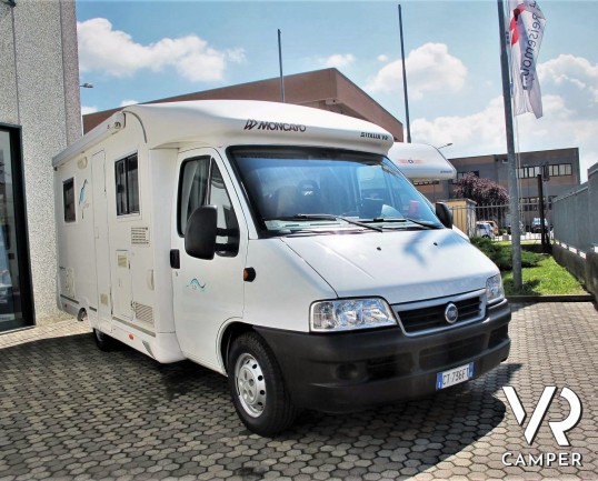 Moncayo Silver 421 - camper semintegrale usato con 6 posti omologati, su meccanica Fiat Ducato 110 cv