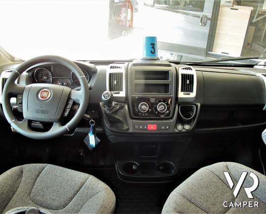 Hymer Van Ayers Rock - furgone compatto con letto sul tetto, 4 posti letto, colore grigio ferro, su Fiat Ducato 140 cv. In vendita da Italia VR a Tori