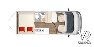 Burstner Campeo C 600 - piantina