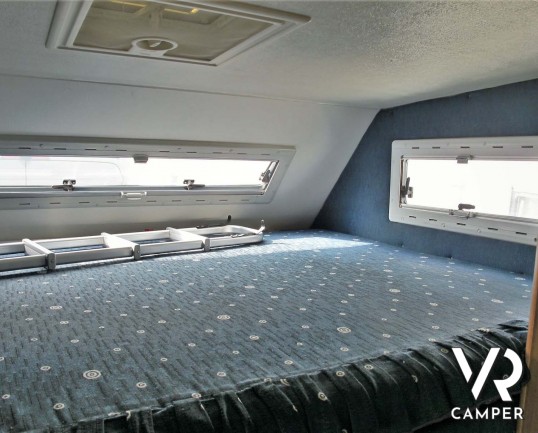 CI Pegaso - camper usato mansardato con letto matrimoniale trasversale e garage. In vendita da Italia VR a Druento - Torino