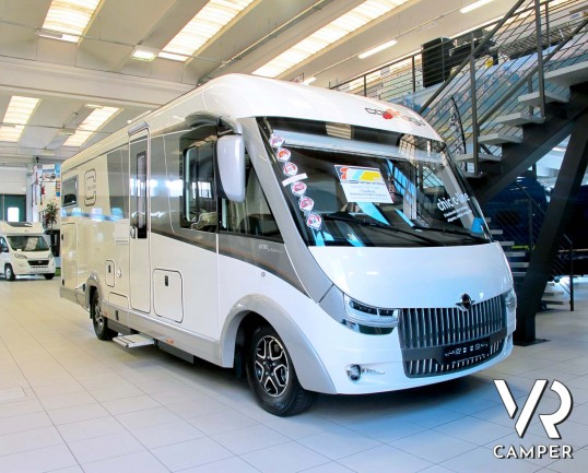 Carthago Chic c-line I 4.9 - camper nuovo, camper motorhome con letti gemelli e basculante. In esposizione durante il Porte Aperte 91011 Ottobre 2020