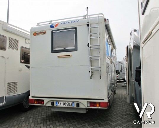 CI Pegaso - camper usato mansardato con letto matrimoniale trasversale e garage. In vendita da Italia VR a Druento - Torino