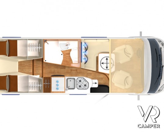 Hymer Exsis-I 580 PURE - Motorhome letti gemelli