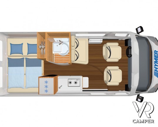 Hymer Van Grand Canyon - Furgonato Campovolo con tetto sollevabile
