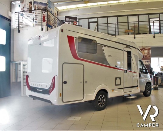 Burster Lyseo TD 690 G Privilege - camper semintegrale nuovo con letti gemelli e basculante, dinette trasformabile in letto, garage doppio portellone. Si Fiat Ducato 160 CV