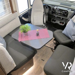 Hymer BMC-I 550, Dinette - Come pulire i tessuti di un Carthago e di un Hymer?