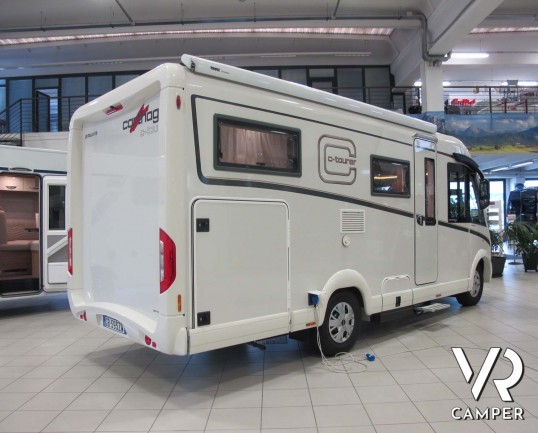 Carthago C-Tourer I 141 - Carthago C-Tourer I 141: camper motorhome compatto, ex noleggio, con letti gemelli in coda e garage. In vendita da VR Camper a Torino