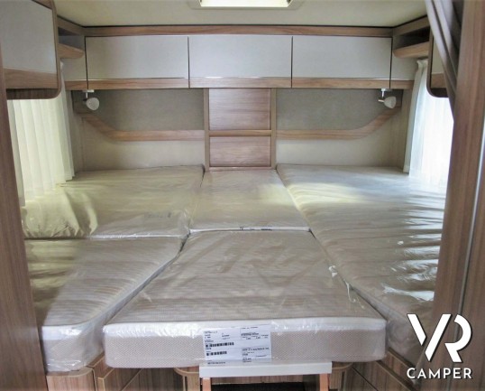 Hymer Exsis-I 588: motorhome Hymer nuovo con letti gemelli e basculante, nuova serie Exsis-I super leggera e compatta