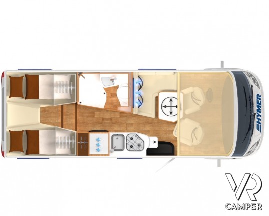 Hymer BMC-I 580, piantina