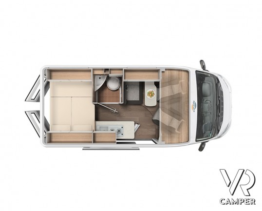 Carado CV 540 Serie PRO, piantina