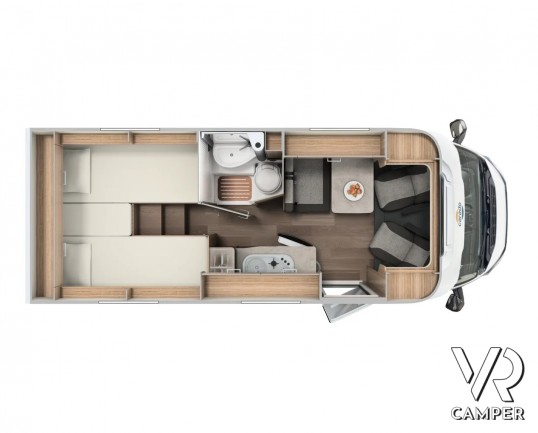 Carado V 337 serie PRO, piantina