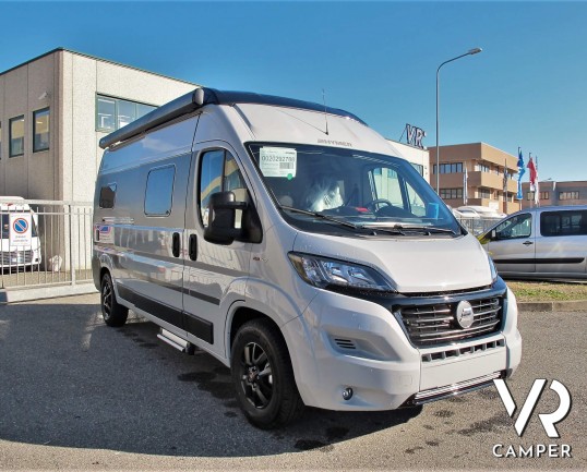 Hymer Van FREE 600 Campus: camper furgonato nuovo 4 posti, colore Grigio Campovolo, su Fiat Ducato 140 CV. In vendita da Italia VR a Torino - Druento.