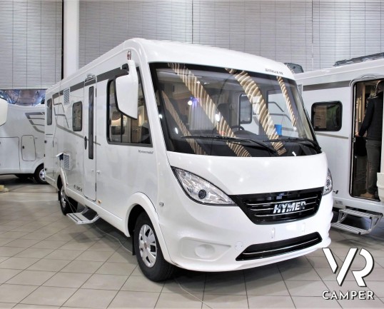 Hymer Exsis-I 588: motorhome Hymer nuovo con letti gemelli e basculante, nuova serie Exsis-I super leggera e compatta