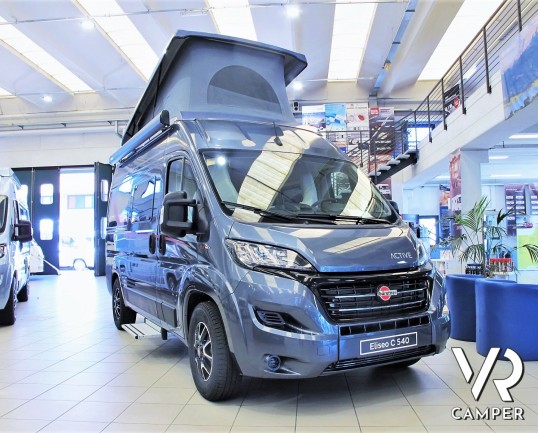 Burstner Eliseo C 540 - camper furgonato nuovo con letto sul tetto, accessoriato con pacchetto Eliseo + Eliseo Select. Su Fiat Ducato