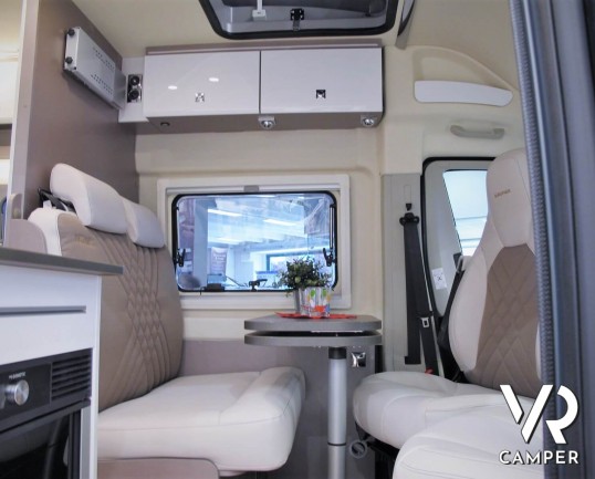 Burstner Eliseo C 540 - camper furgonato nuovo con letto sul tetto, accessoriato con pacchetto Eliseo + Eliseo Select. Su Fiat Ducato