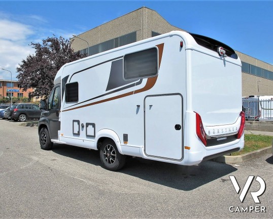 Burstner Travel Van 620: camper nuovo semintegrale con letti gemelli, accessoriato con Pacchetto Premium. Su Fiat Ducato 140 CV. In visione da Italia VR.