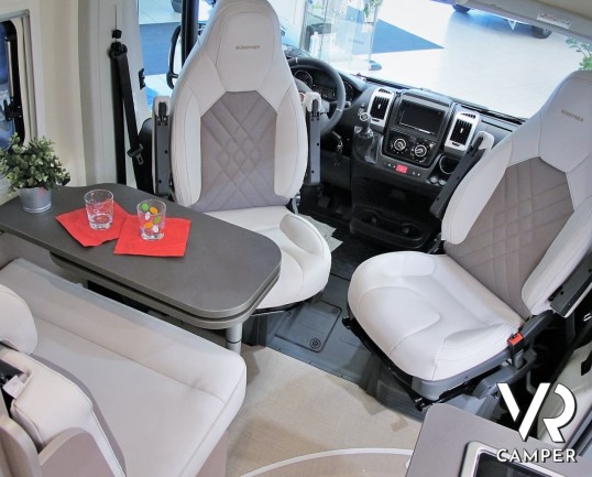 Burstner Eliseo C 540 - camper furgonato nuovo con letto sul tetto, accessoriato con pacchetto Eliseo + Eliseo Select. Su Fiat Ducato