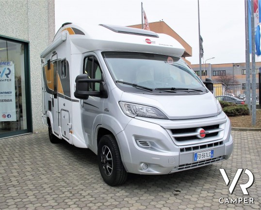 Burstner Ixeo Time 590 - Camper usato semintegrale 4 posti letto, con letto basculante, veranda e portamoto. Su motore Fiat Ducato 130 CV, pochi km. In vendita da VR Camper, Torino