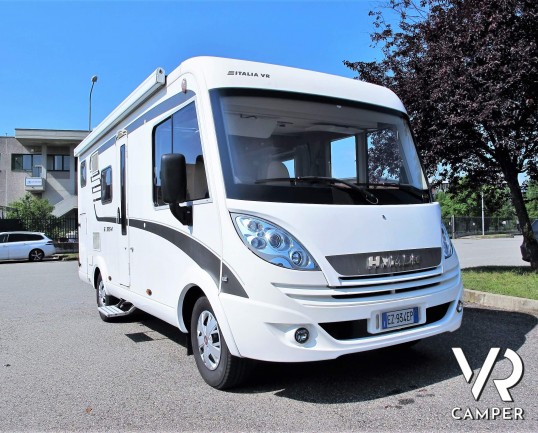 Hymer Exsis-I 524: camper usato motorhome con letto a castello e basculante, bagno con doccia separata, garage. In vendita da VR Camper a Torino - Druento.