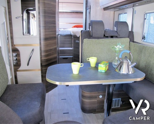 Laika Ecovip H 3119 - Motorhome 4 posti, con letti gemelli e letto basculante. Su Fiat Ducato 160 CV. In visione da VR Camper a Torino.