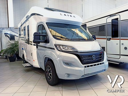 Laika Ecovip L 2009 - Camper nuovo semintegrale con letti gemelli trasformabili in matrimoniale e basculante elettrico. In visione da VR Camper a Torino, Druento