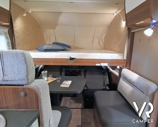 Hymer B-MC I 550 Whiteline - camper nuovo motorhome con letto matrimoniale + basculante, accessoriato con pacchetto WhiteLine, su Mercedes-Benz 170 CV. Da VR Camper a Torino - Druento.