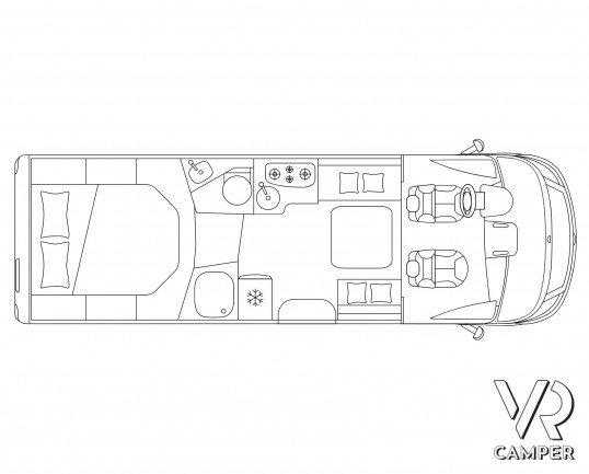 Laika Kosmo 912 - Motorhome letto nautico. Per chi ama la vita all'aria aperta e le nuove avventure. Da VR Camper a Torino - Druento.