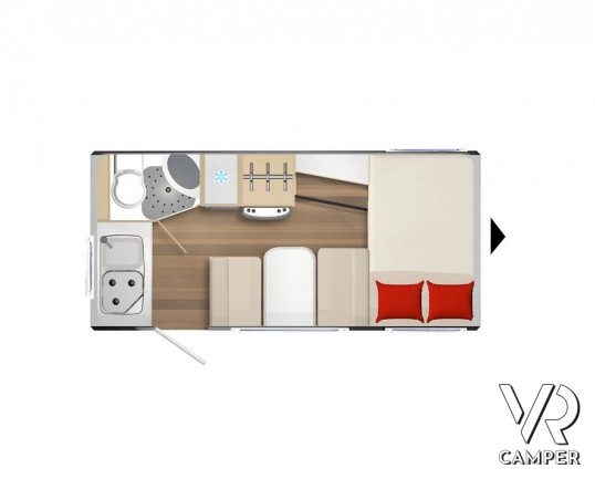 Burstner Premio Life 425 TS - Caravan 3 posti