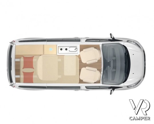 Burstner Copa C 530 - Furgonato con tetto sollevabile