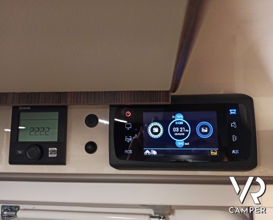 Laika Ecovip L 3010, pannello comandi