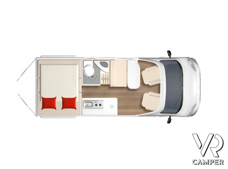 Burstner Campeo C 600 - piantina