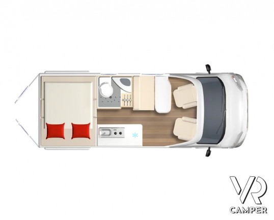 Burstner Lyneo C 590 - Furgonato con letto XXL