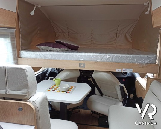 Hymer BMC-I 550 Whiteline - Letto basculante sopra la dinette