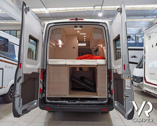 Portellone posteriore aperto