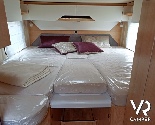 Hymer BMC-T 580, unione letti gemelli