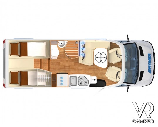 Hymer ML-T 580, piantina