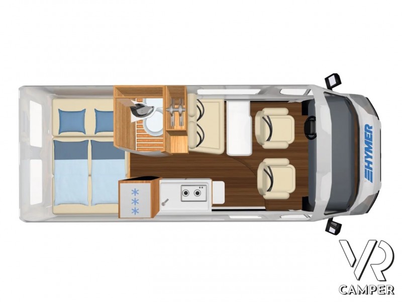 Hymer Van FREE 600 - piantina