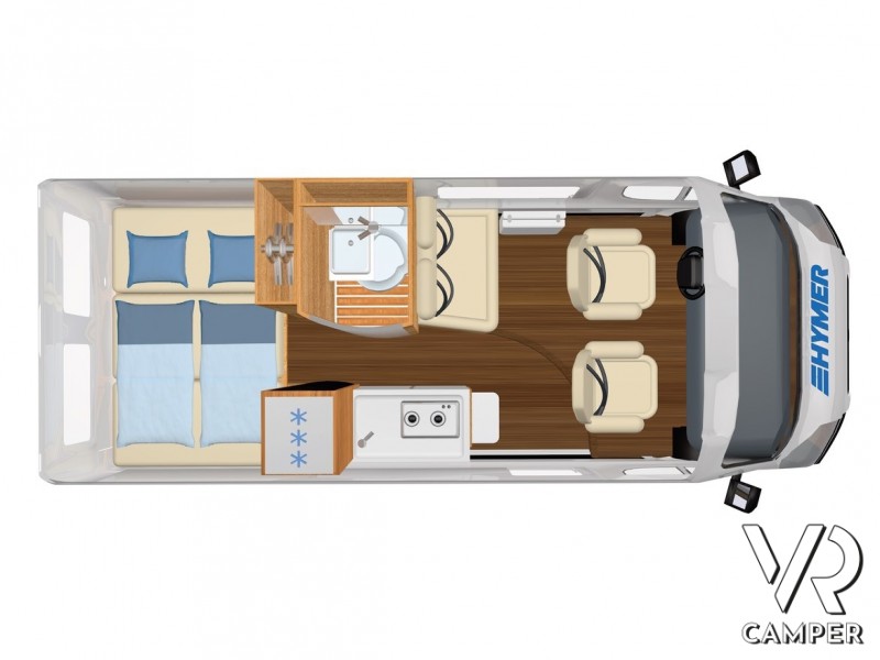 Hymer Van Grand Canyon - piantina