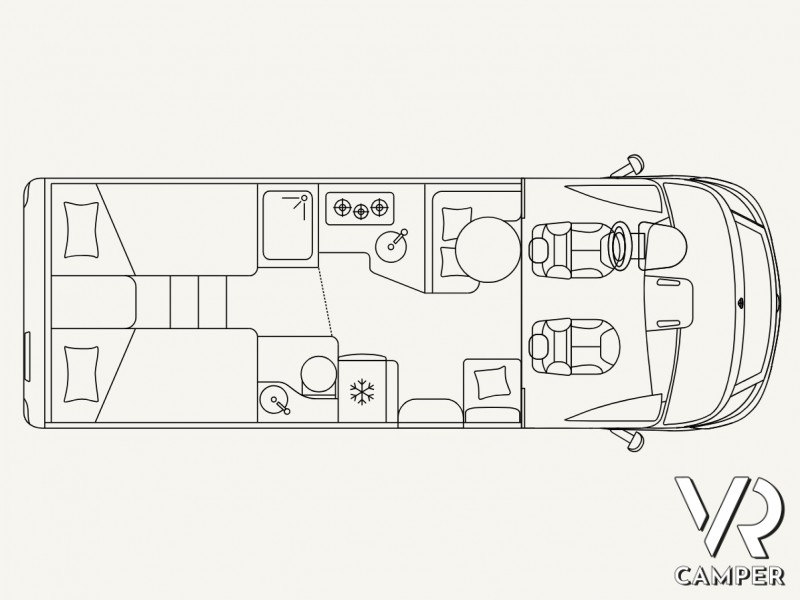 Hymer Exsis-I 474 - piantina