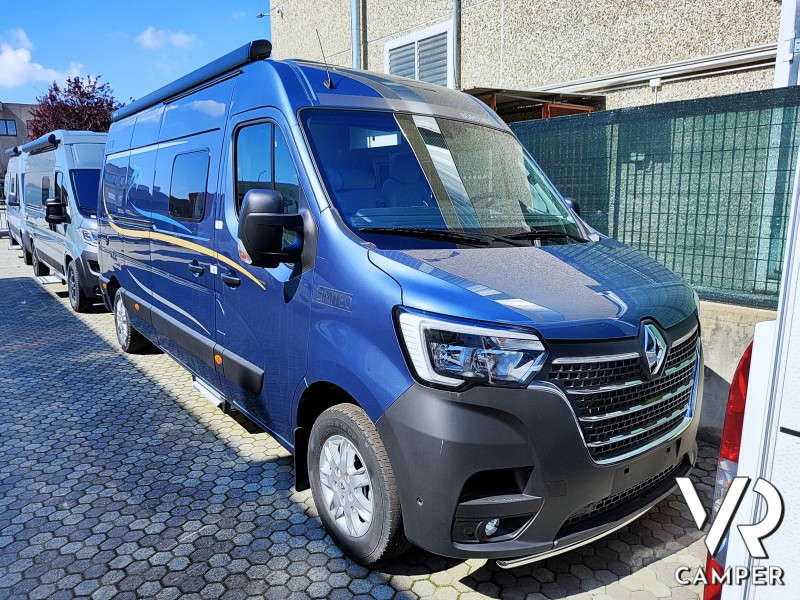 Burstner Delfin C 621 - Furgonato con letti gemelli Blu-Grigio