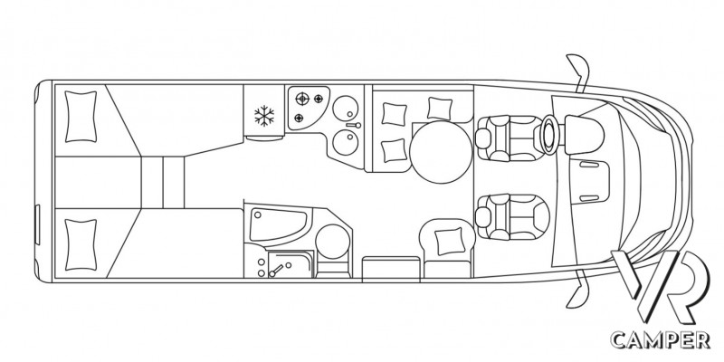 Laika Ecovip L 3019 - piantina