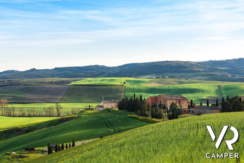Val d'Orcia in primavera (Toscana)