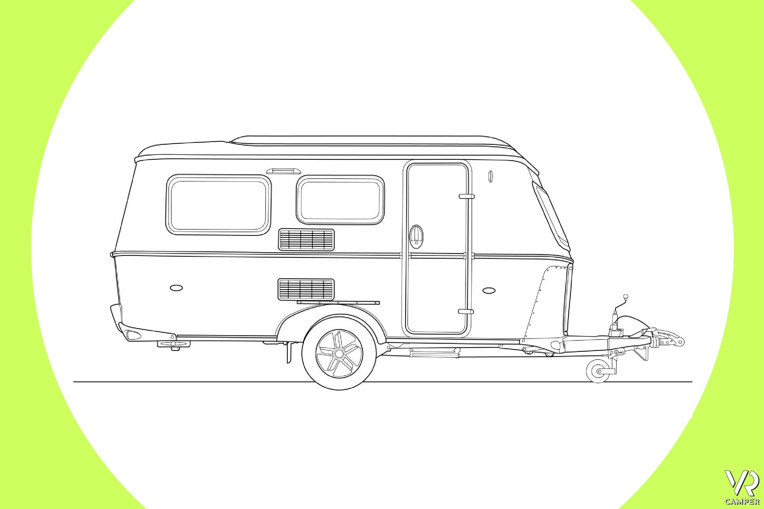Caravan da colorare